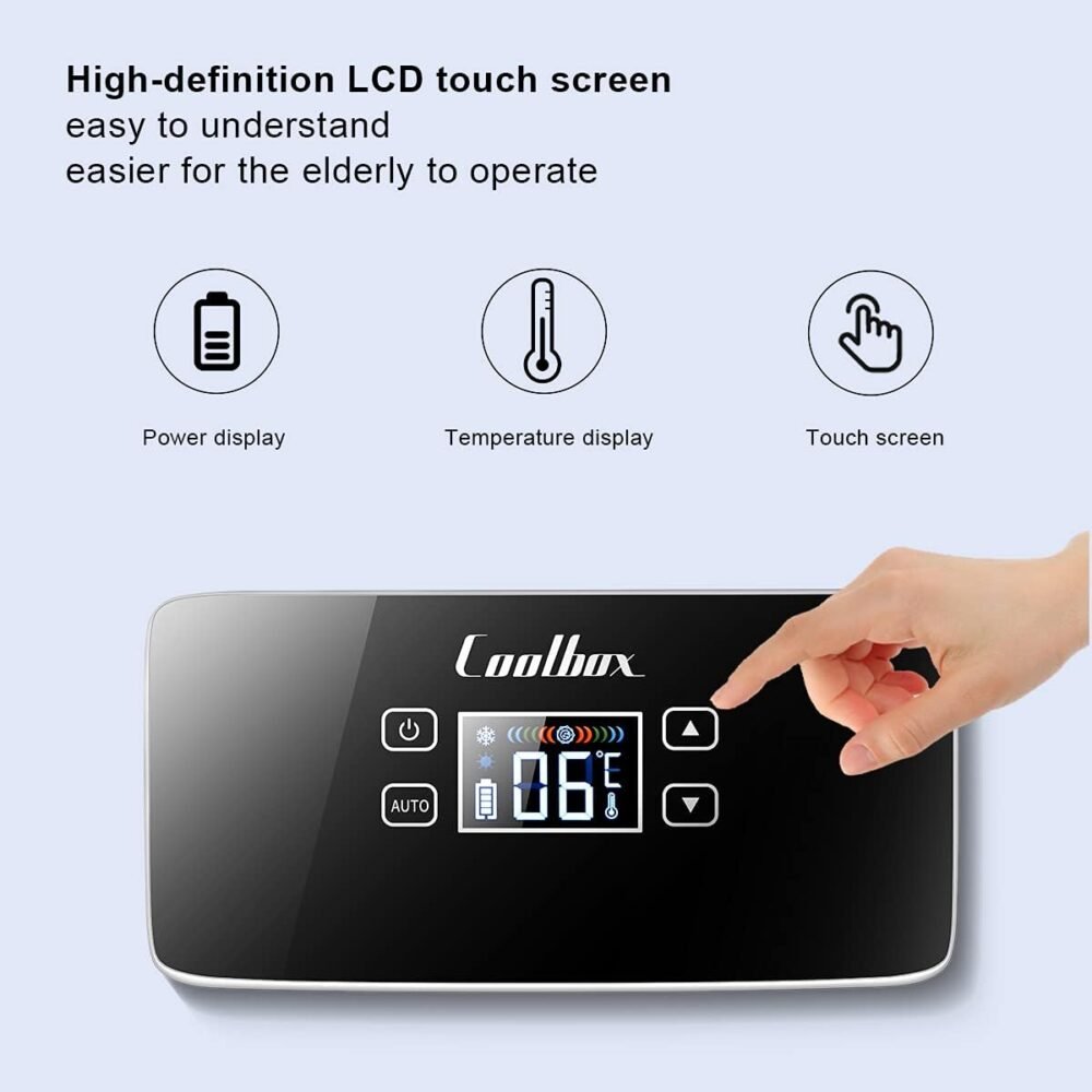 insulin cooler travel box, portable mini drug refrigerator usb rechargeable, battery diabetic box with handle with lcd display